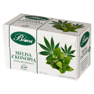 Bi Fix Melisa z Konopią, herbatka ziołowa, 2 g x 20 saszetek  - zdjęcie produktu