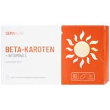 SEMA Lab Beta-karoten + Witamina E, 60 kapsułek miękkich - miniaturka zdjęcia produktu