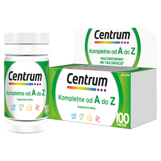 Centrum Kompletne od A do Z, 100 tabletek USZKODZONE OPAKOWANIE - zdjęcie produktu