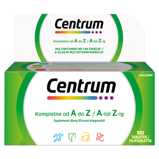 Centrum Kompletne od A do Z, 100 tabletek USZKODZONE OPAKOWANIE - zdjęcie produktu
