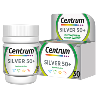 Centrum Silver 50+, 30 tabletek - zdjęcie produktu
