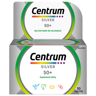 Centrum Silver 50+, 30 tabletek - zdjęcie produktu