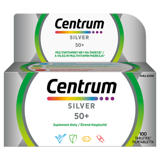 Centrum Silver 50+, 100 tabletek - zdjęcie produktu