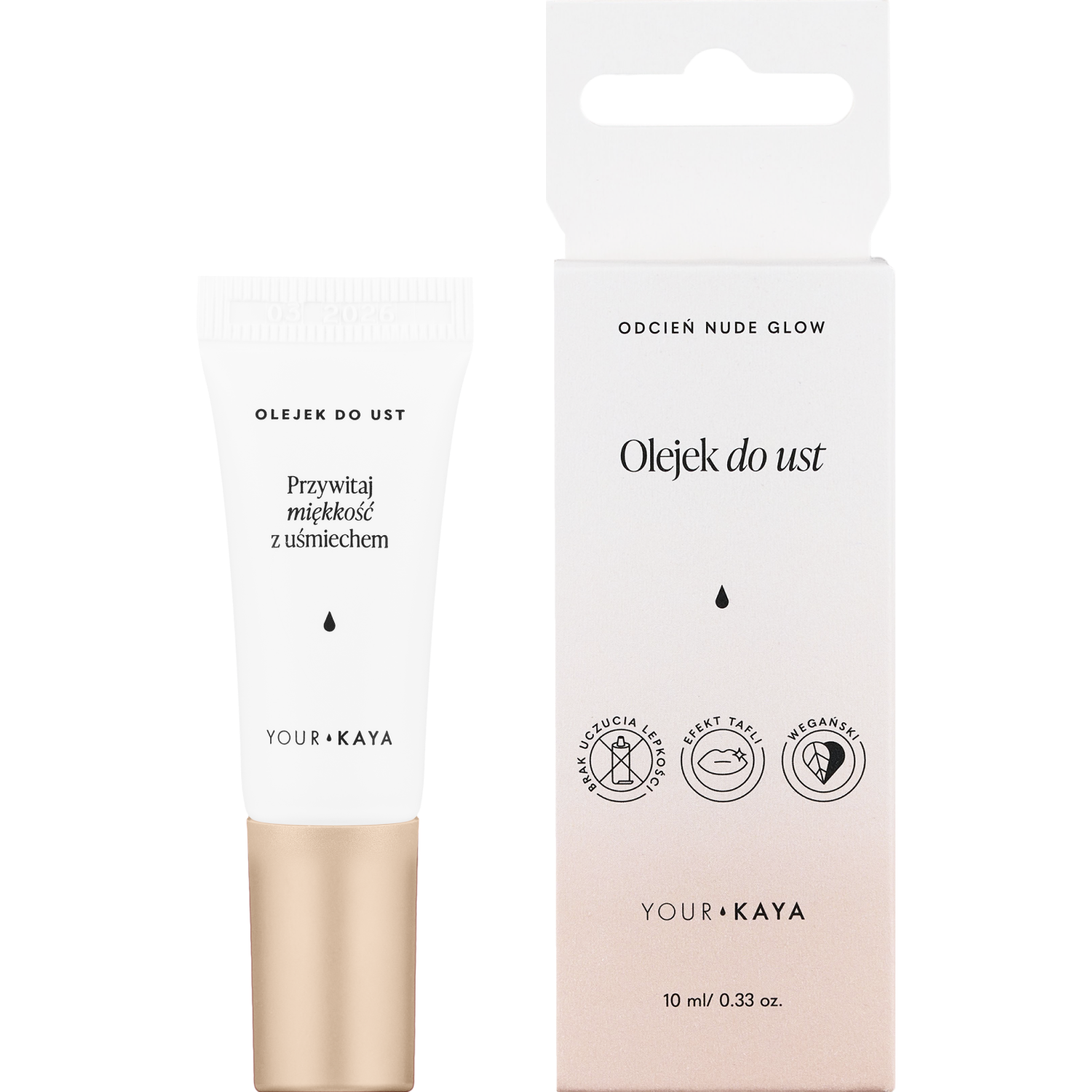 Your Kaya Your KAYA, Öl für die Lippen, Nude Glow, 10 ml — Inhaltsstoffe und Bewertung