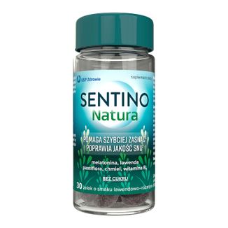 Sentino Natura, żelki, smak lawendowo-różany, 30 sztuk KRÓTKA DATA - zdjęcie produktu