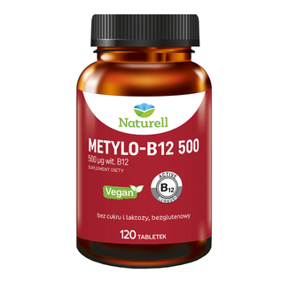 Naturell Metylo-B12 500, 120 tabletek - zdjęcie produktu