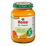 Holle Danie Bio, dynia z ryżem, po 5 miesiącu, 190 g - miniaturka zdjęcia produktu