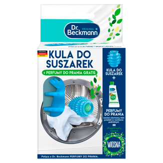 Dr. Beckmann, kula do suszarek + perfumy do prania, Wiosna, 50 ml gratis - zdjęcie produktu