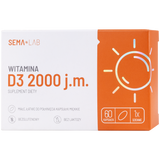 SEMA Lab Witamina D3 2000 j.m., 60 kapsułek miękkich - miniaturka zdjęcia produktu
