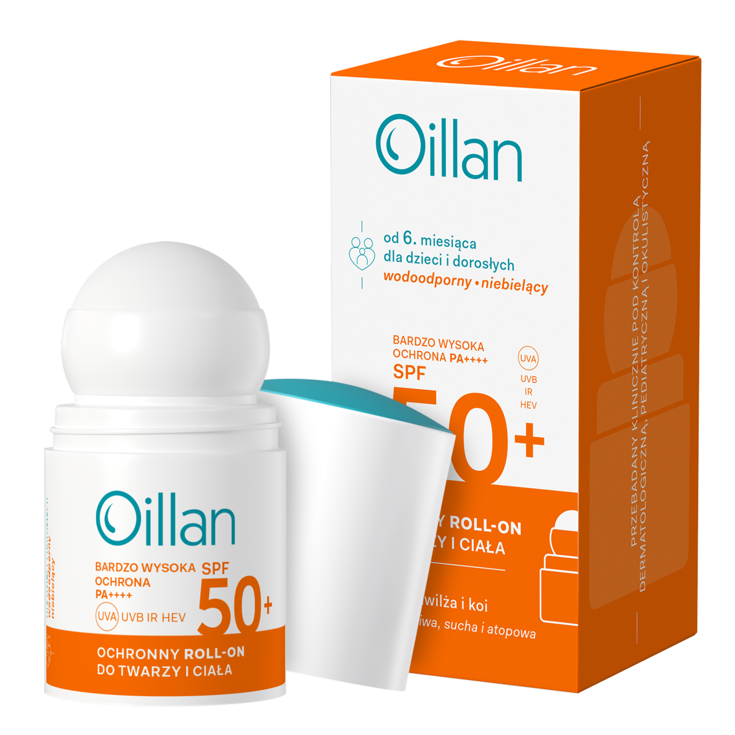Oillan Oillan Sun, schützend roll-on für Gesicht und Körper, SPF 50, 50 ml — Inhaltsstoffe und Bewertung
