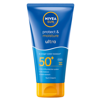 Nivea Sun Protect & Moisture Ultra, nawilżający balsam do opalania, wodoodporny, SPF 50+, 150 ml - zdjęcie produktu