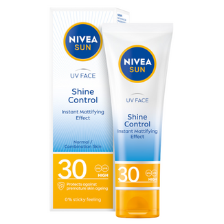 Nivea Sun UV Face Shine Control, matujący krem przeciwsłoneczny do twarzy, SPF 30, 50 ml - zdjęcie produktu