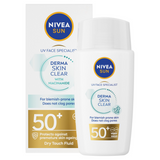 Nivea Sun UV Face Derma Skin Clear, fluid przeciwsłoneczny do twarzy z niacynamidem do skóry niedoskonałościami, SPF 50+, 40 ml - miniaturka zdjęcia produktu
