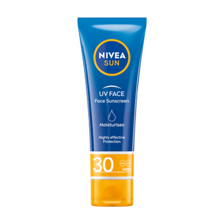 Nivea Sun, nawilżający krem przeciwsłoneczny do twarzy z wysoką ochroną, SPF 30, 50 ml - zdjęcie produktu