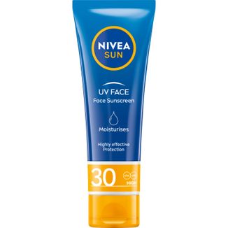 Nivea Sun UV Face, nawilżający krem przeciwsłoneczny do twarzy, SPF 30, 50 ml - zdjęcie produktu