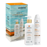 Zestaw Sesderma, C-Vit Radiance, rozświetlające mleczko do ciała, 250 ml + Repaskin, bezbarwny spray przeciwsłoneczny, SPF 50, 200 ml  - miniaturka zdjęcia produktu
