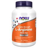 Now Foods L-Arginine, L-arginina 1000 mg, 120 tabletek wegetariańskich - miniaturka zdjęcia produktu