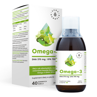 Aura Herbals Omega-3, 200 ml - zdjęcie produktu