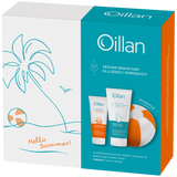 Zestaw Oillan Sun, ochronna emulsja do twarzy i ciała, SPF 50, 100 ml + dermo-krem nawilżający, od 1 dnia życia, 200 ml gratis KRÓTKA DATA - miniaturka zdjęcia produktu