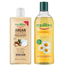 Zestaw Equilibra Argan, szampon ochronny, arganowy, 250 ml + Camomila, rozświetlający szampon rumiankowy, 300 ml - miniaturka  zdjęcia produktu