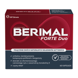 Berimal Forte Duo, 60 kapsułek KRÓTKA DATA - zdjęcie produktu