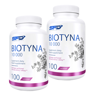 Zestaw SFD Biotyna 10 000, 2 x 100 tabletek - zdjęcie produktu
