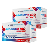 Zestaw Allnutrition Probiotic 100 Ultimate, 2 x 60 kapsułek - miniaturka zdjęcia produktu