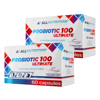 Zestaw Allnutrition Probiotic 100 Ultimate, 2 x 60 kapsułek - zdjęcie produktu