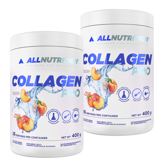 Zestaw Allnutrition Collagen Pro, smak brzoskwiniowy, 2 x 400 g - zdjęcie produktu