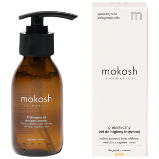 Mokosh, prebiotyczny żel do higieny intymnej, nagietek z owsem, 90 ml - zdjęcie produktu