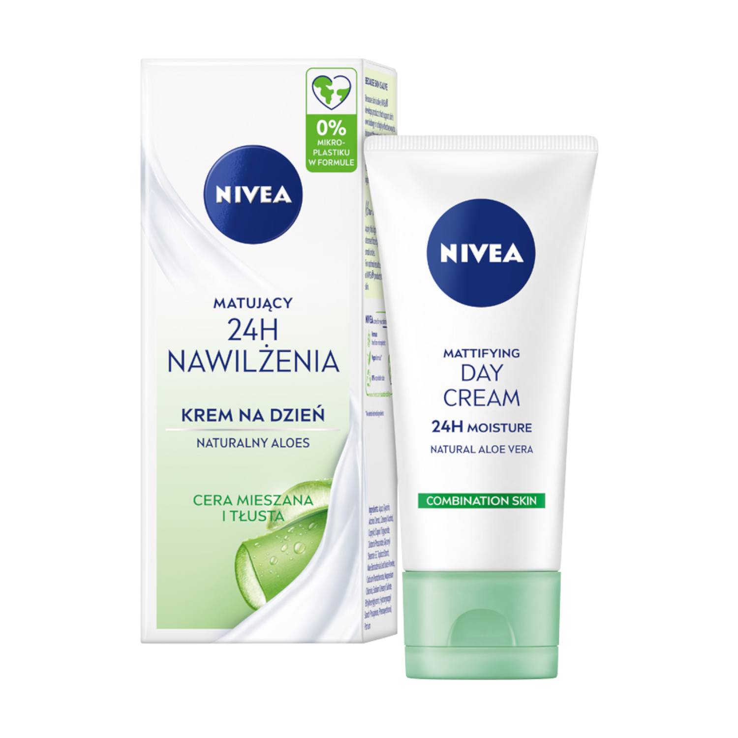 Nivea Nivea 24h Feuchtigkeit, mattierend Tagescreme, Haut fettig und Mischhaut, 50 ml — Inhaltsstoffe und Bewertung