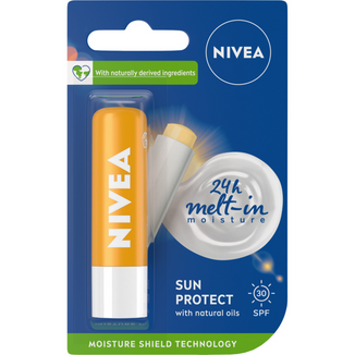 Nivea Sun Protect, pielęgnująca pomadka do ust, SPF 30, 4,8 g - zdjęcie produktu