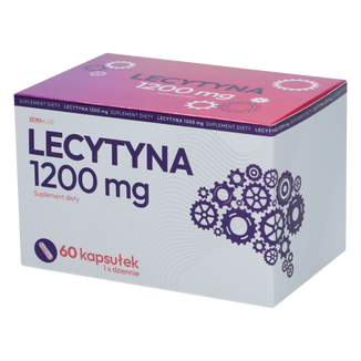 SEMA Lab Lecytyna 1200 mg, 60 kapsułek miękkich USZKODZONE OPAKOWANIE - zdjęcie produktu