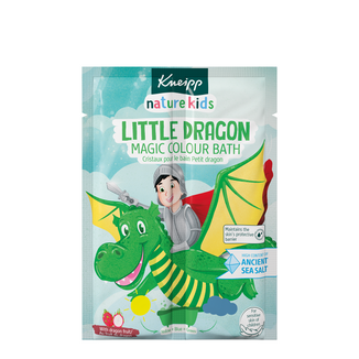 Kneipp Nature Kids Siła Smoka, magiczna dwukolorowa sól do kąpieli dla dzieci, smoczy owoc, 2 x 20 g - zdjęcie produktu