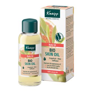 Kneipp Bio Skin Oil, olejek do ciała, grejpfrut, szafran, oliwa, 100 ml - zdjęcie produktu