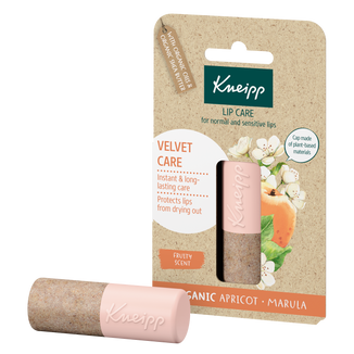 Kneipp Velvet Care, balsam do ust, brzoskwinia i marula, 4,7 g - zdjęcie produktu