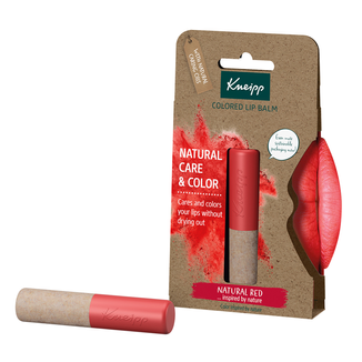 Kneipp Natural Care&Color, koloryzujący balsam do ust, natural red, 3,5 g - zdjęcie produktu