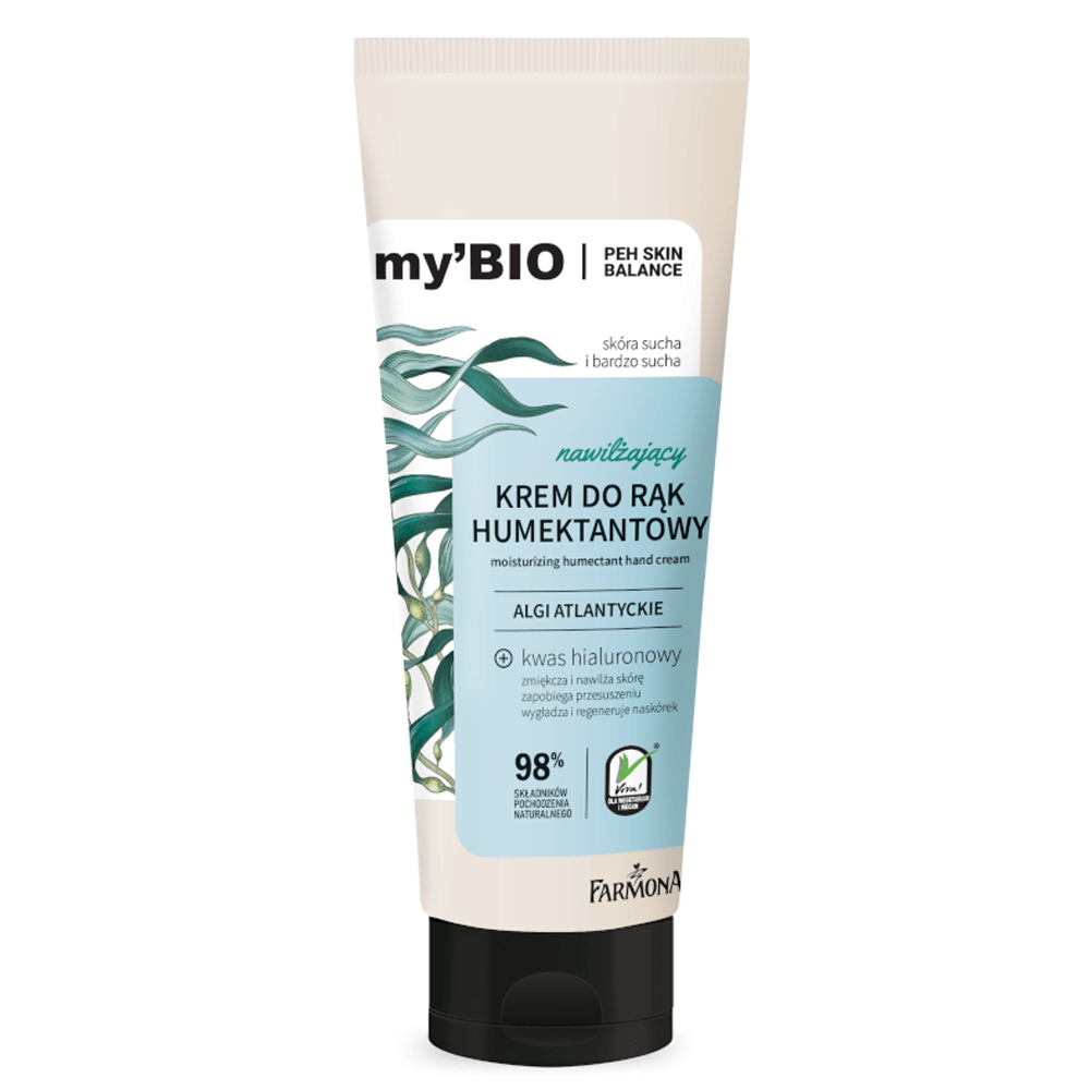 my'BIO Farmona myBIO Nawilżający, krem do rąk humektantowy, algi atlantyckie, 100 ml — Inhaltsstoffe und Bewertung