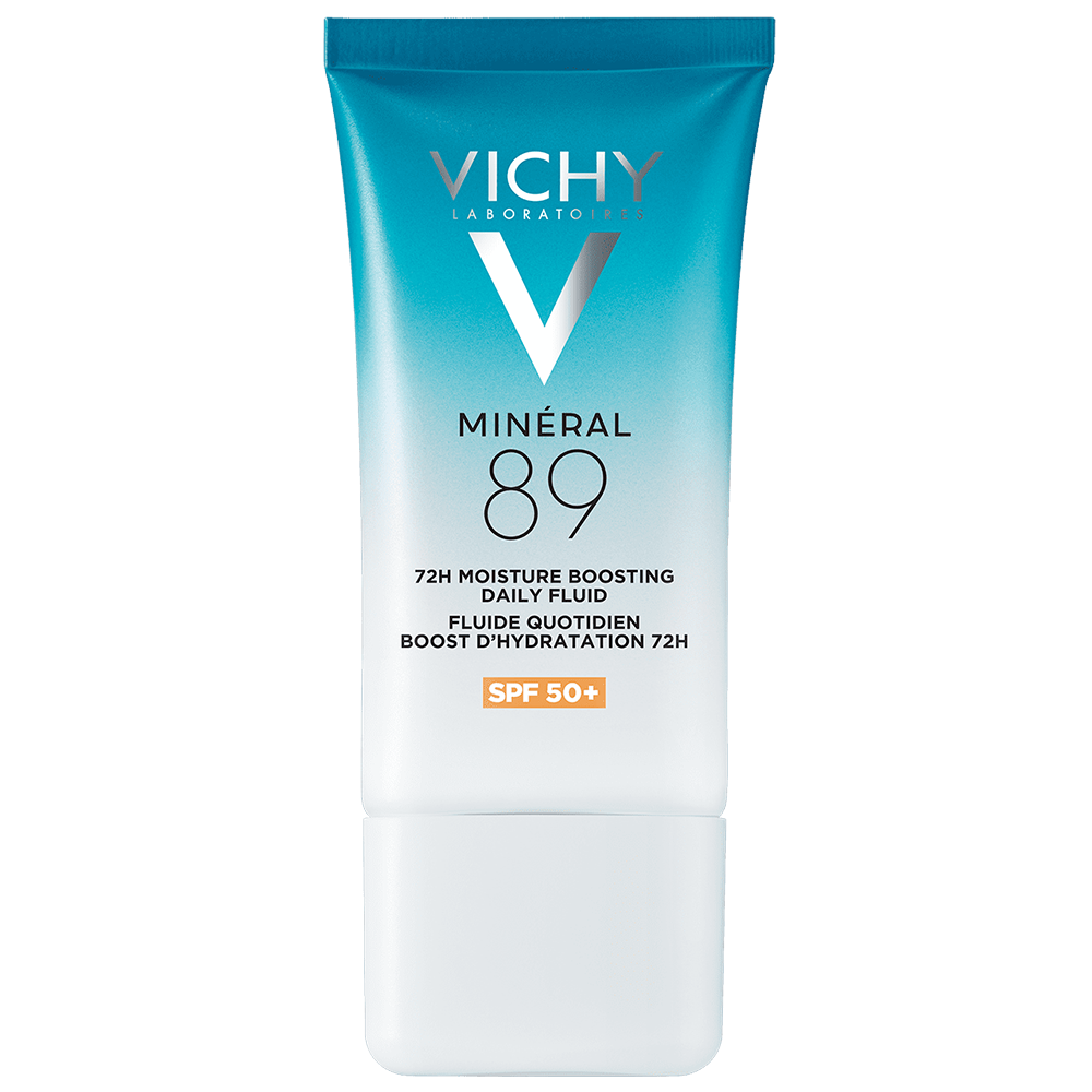 Vichy Vichy Mineral 89, unsichtbar Creme-fluid feuchtigkeitsspendend 72h, SPF 50+, 50 ml — Inhaltsstoffe und Bewertung