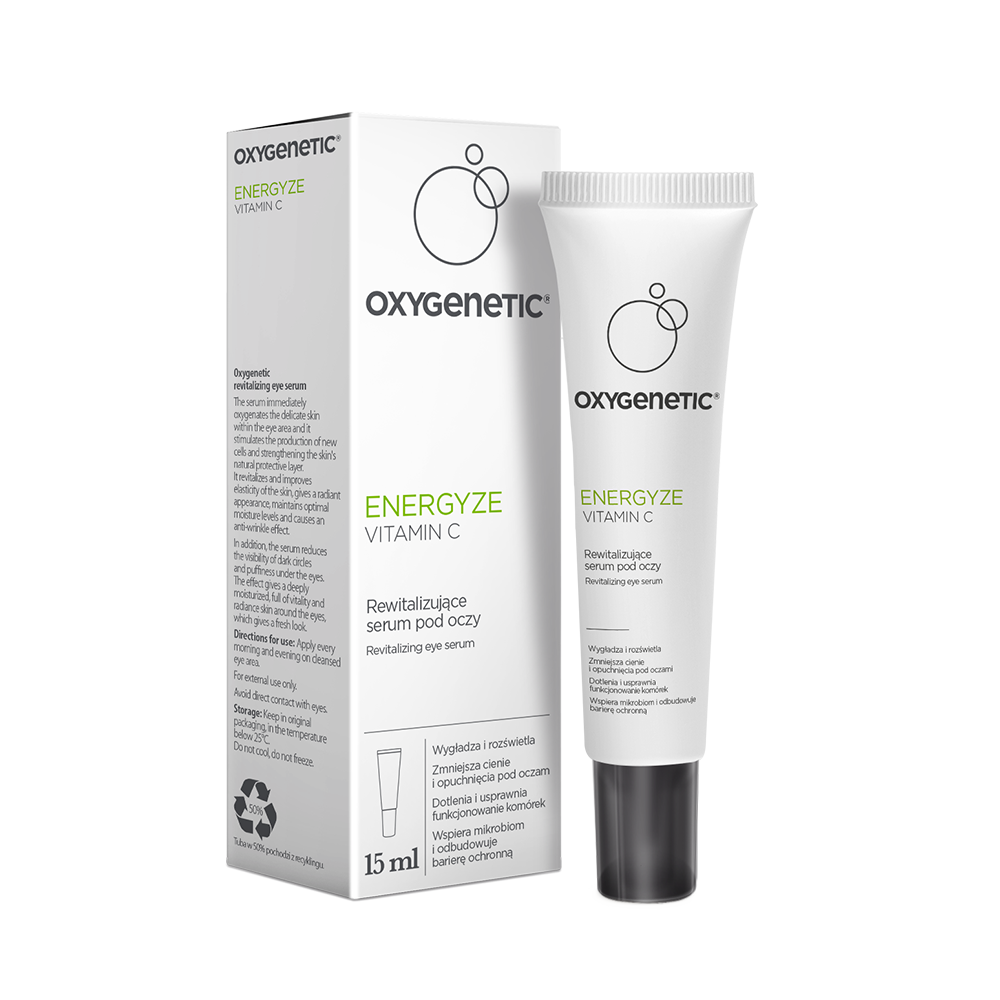 Nieznana Oxygenetic Energyze Vitamin C, rewitalizujące serum pod oczy, 15 ml