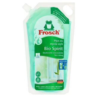Frosch, płyn do mycia szyb, Bio Spirit, zapas, worek, 1000 ml - zdjęcie produktu