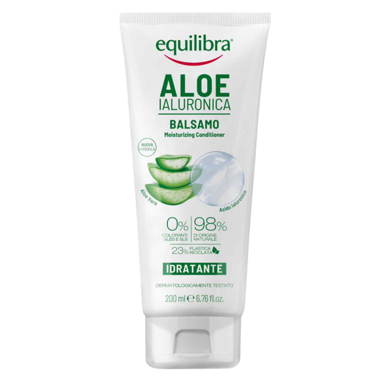 Nieznana Equilibra Aloe, odżywka nawilżająca, aloesowa, 200 ml