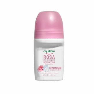 Equilibra Rosa, dezodorant różany w kulce z kwasem hialuronowym, 50 ml - zdjęcie produktu