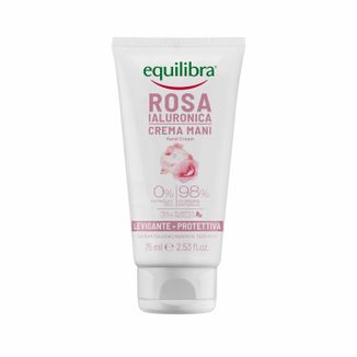 Equilibra Rosa, krem do rąk różany z kwasem hialuronowym, 75 ml - zdjęcie produktu