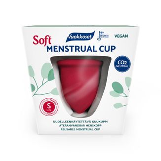 Vuokkoset Soft, kubeczek menstruacyjny, rozmiar M, 1 sztuka - zdjęcie produktu
