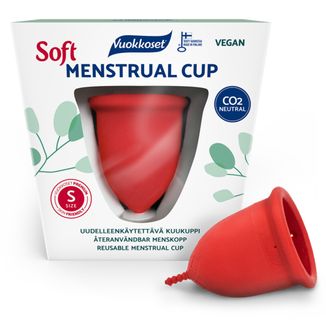 Vuokkoset Soft, kubeczek menstruacyjny, rozmiar S, 1 sztuka - zdjęcie produktu