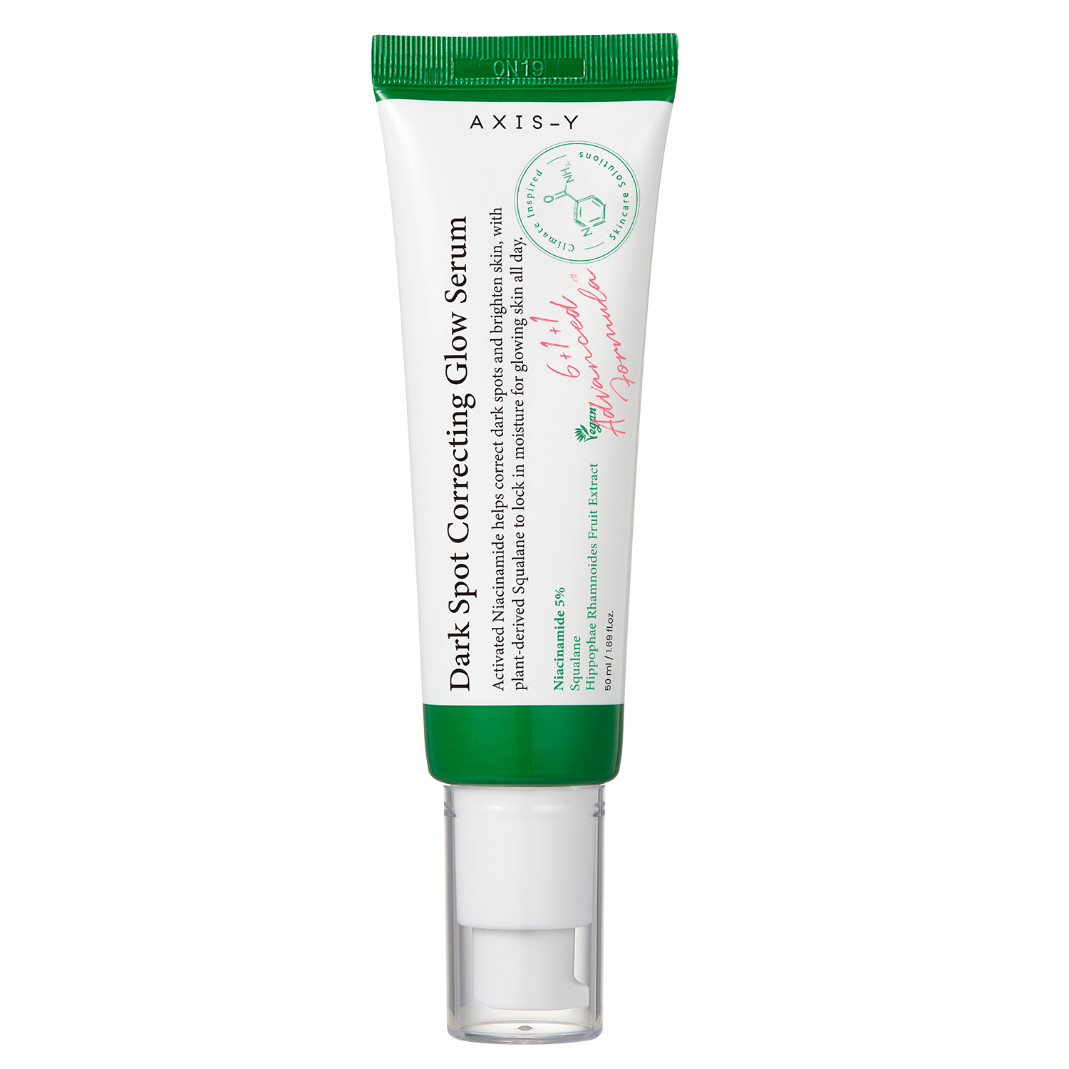 Nieznana Axis-y Dark Spot Correcting Glow Serum, serum aufhellend Pigmentflecken, 50 ml — Inhaltsstoffe und Bewertung