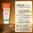 Soleskin, emulsja do opalania twarzy i ciała, SPF 50, od 6 miesiąca, 200 ml - miniaturka 3 zdjęcia produktu