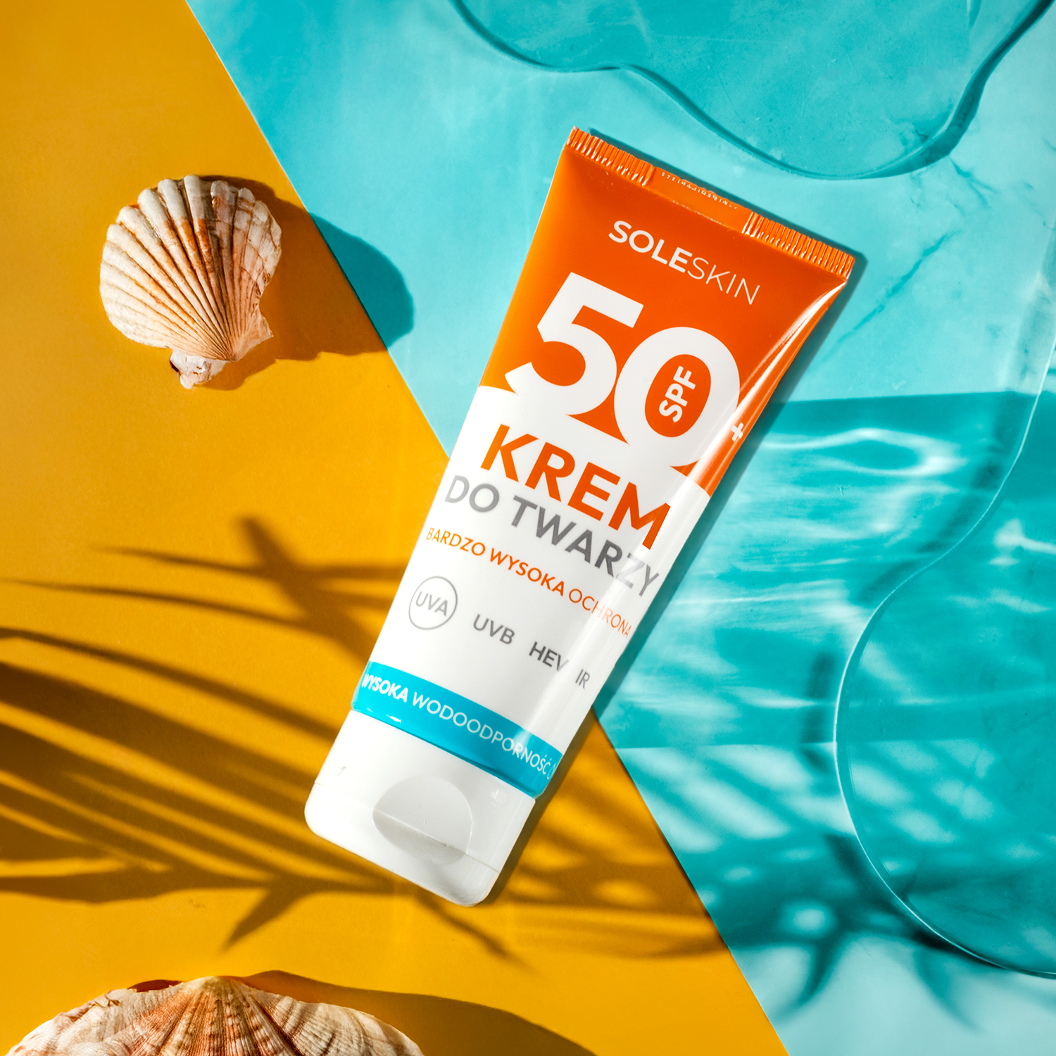 Солнцезащитный крем для лица Soleskin SPF 50+, легкий, 50 мл — фото 2