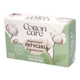 CottonCare, patyczki higieniczne, 200 sztuk - miniaturka zdjęcia produktu